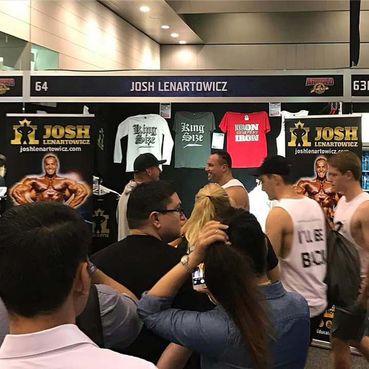 Josh Lenartowicz pro ifbb incontra i fans all'Arnold Classic Australia 2017